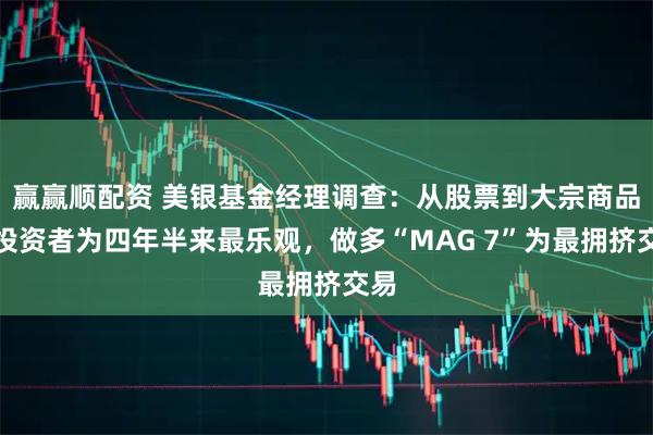 赢赢顺配资 美银基金经理调查：从股票到大宗商品，投资者为四年半来最乐观，做多“MAG 7”为最拥挤交易